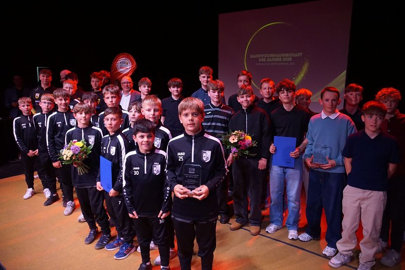 Die drei besten Nachwuchsmannschaften aus dem vergangenen Jahr. (Foto: ssc)