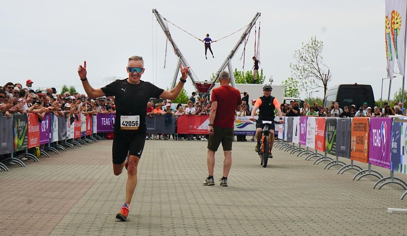 Chris Kroll war der schnellste Mann auf der 42-Kilometer-Strecke.  (Foto: ssc)