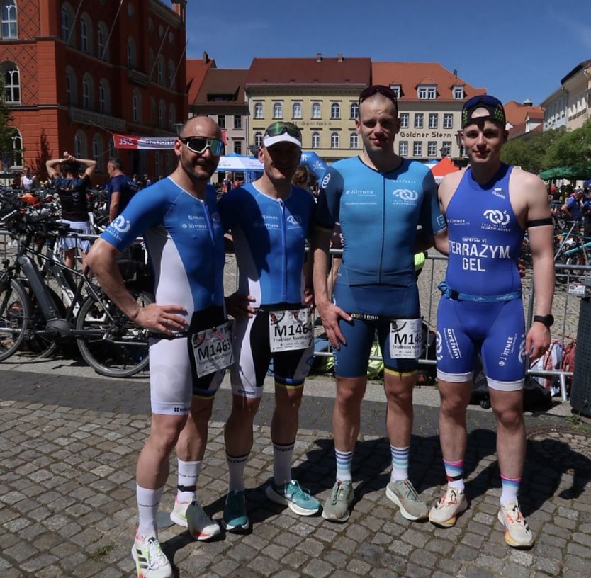 Karsten Knape, Martin Knape, Tilman K&uuml;hne, Thilo K&uuml;hne (v.l.n.r.) (Foto: Heike Nickel)