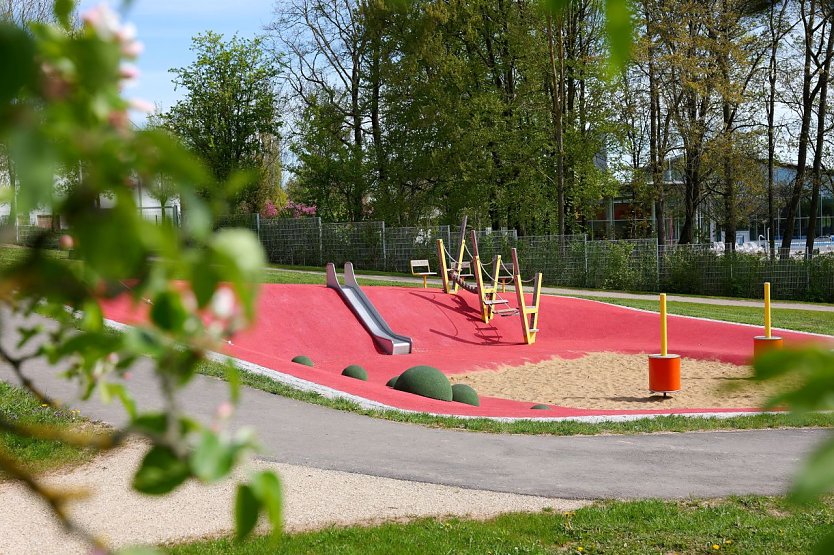 Auf dem Gel&auml;nde der Landesgartenschau geht es auch sportlich zu (Foto: Stadt Leinefelde-Worbis)