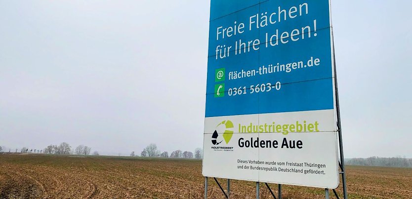 Im Nordhäuser Industriegebiet an der A 38 passiert auf absehbare Zeit wohl nichts. (Foto: ssc) Im Nordhäuser Industriegebiet an der A 38 passiert auf absehbare Zeit wohl nichts. (Foto: ssc)