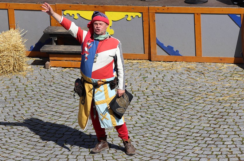 Der Herold auf dem Mittelaterstadtfest in Bad Langensalza (Archiv) (Foto: Eva Maria Wiegand)