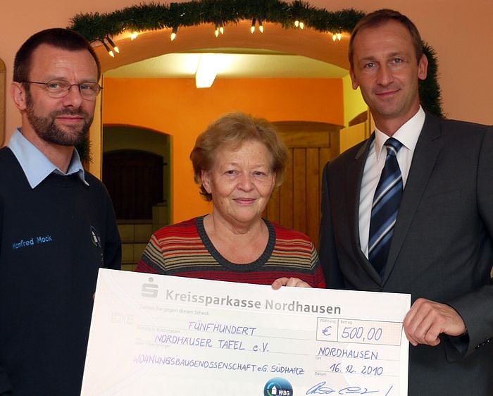 Spende &uuml;bergeben (Foto: WBG)