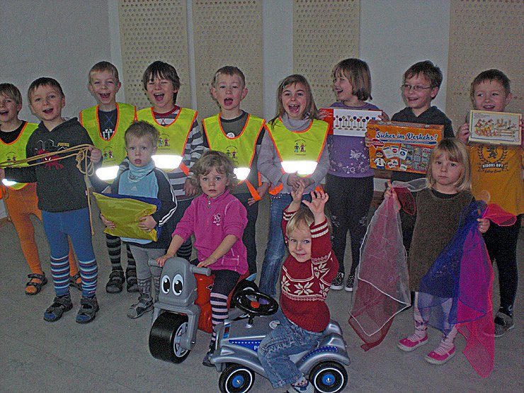 Verkehrssicherer Heimweg (Foto: Kindervilla Bad Frankenhausen)