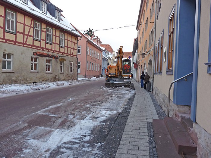 Schneer&auml;umung Innenstadt (Foto: Karl-Heinz Herrmann)