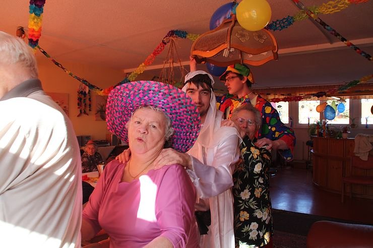 Bild: Fasching gefeiert