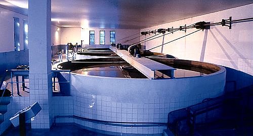Bild: Blick ins Wasserwerk, Filteranlage