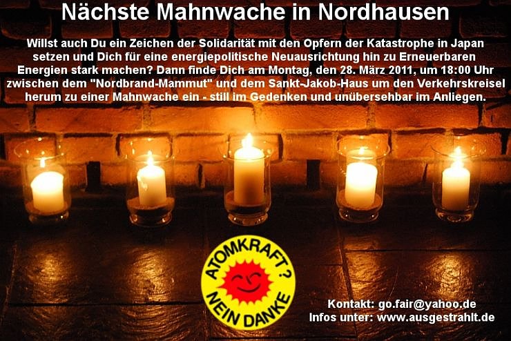 Bild: Mahnwache