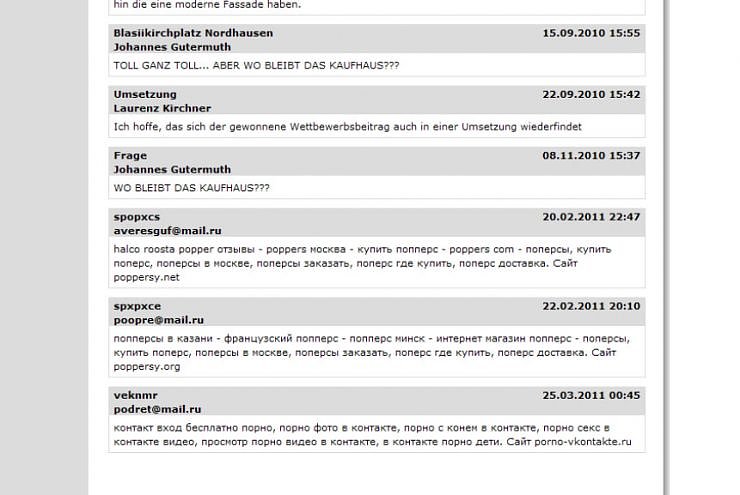 Bild: Gespickt mit "Verweisen"