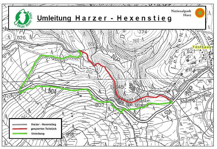 Bild: Umleitung