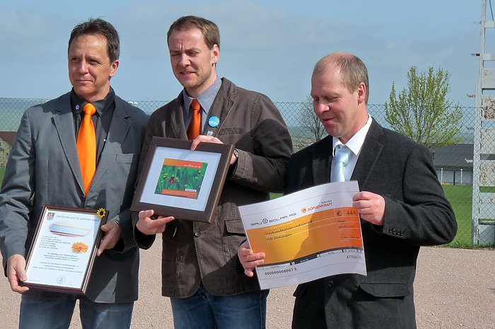 Bild: Einweihung Solaranlage