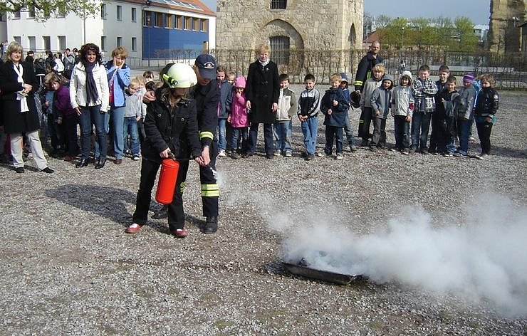 Bild: Brandschutz ge&uuml;bt