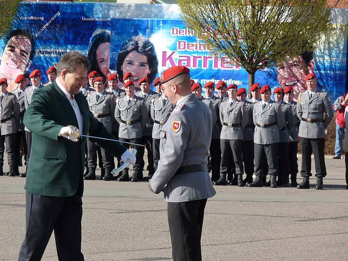 Bild: Fahnenband verliehen