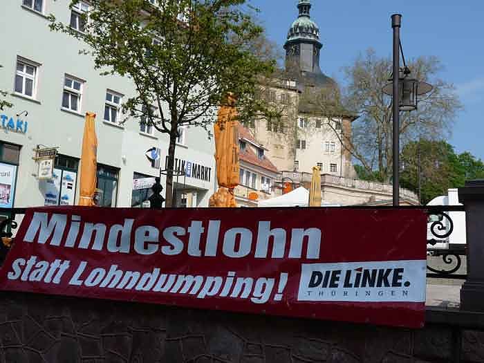 Bild: Mindestlohn statt Lohndumping!