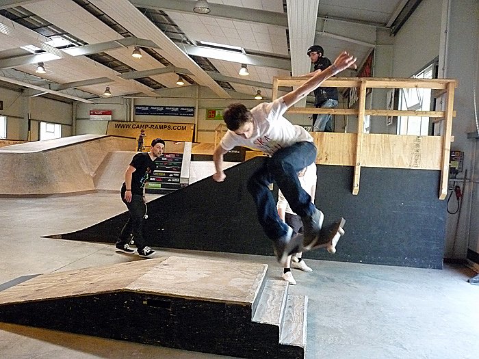 Bild: Abschluss in Skate-Arena