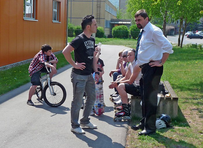 Bild: Abschluss in Skate-Arena