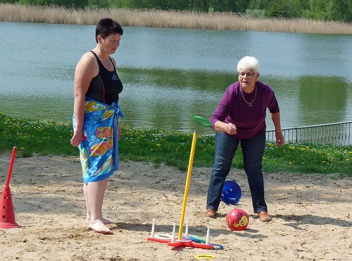 Bild: Spa&szlig; beim Anbaden