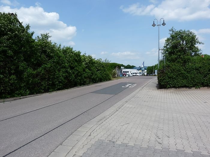 Bild: Einweihung der Knappschaftsstra&szlig;e