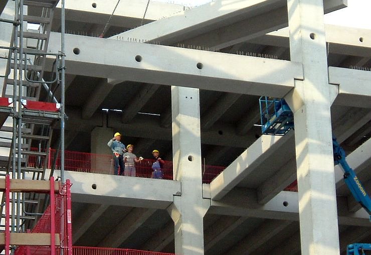 Bild: Bauen mit Beton