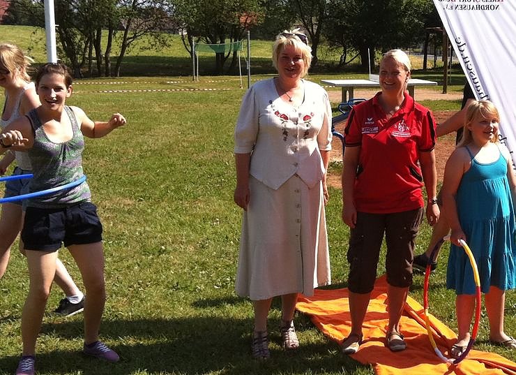 Bild: Sportlich beim Dorffest