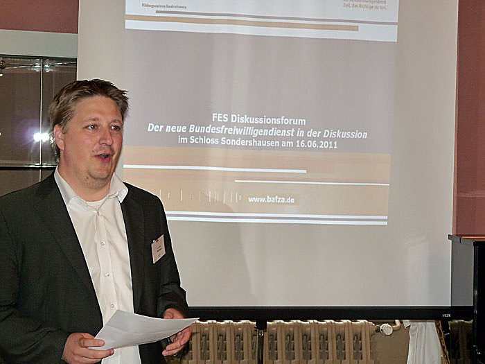 Bild: Zum BFD diskutiert