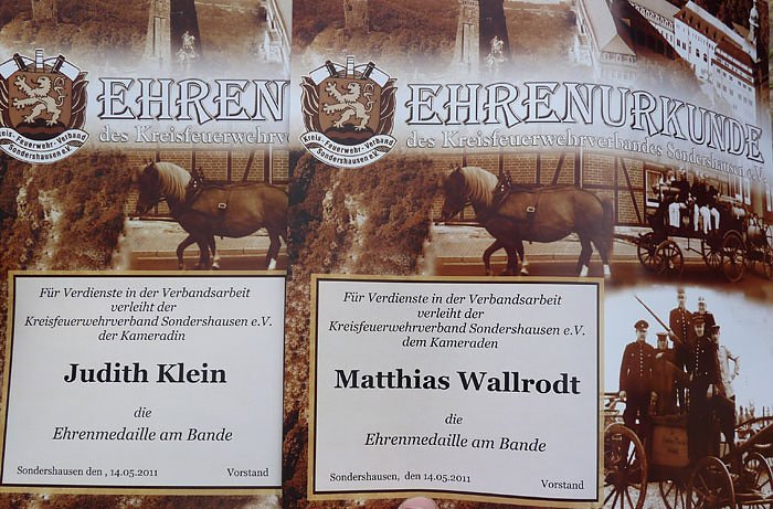 Bild: Kameraden ausgezeichnet