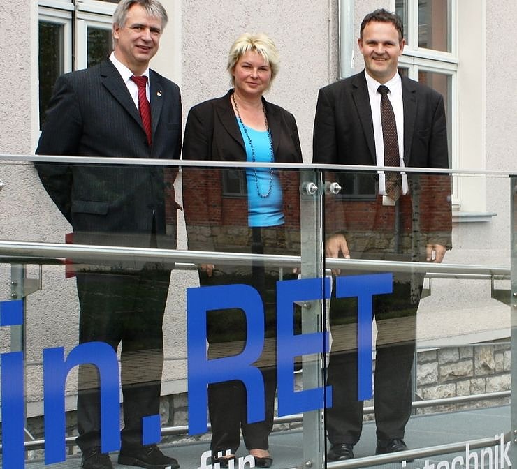 Bild: Hintzing zu Besuch an der FHN