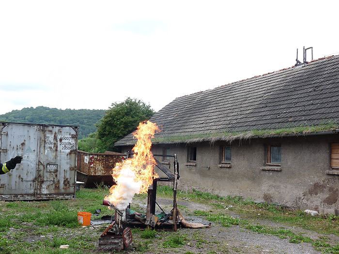 Bild: Brenzlig gefeiert