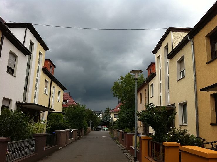 Bild: Blick in Richtung NSW von Nordhausen aus