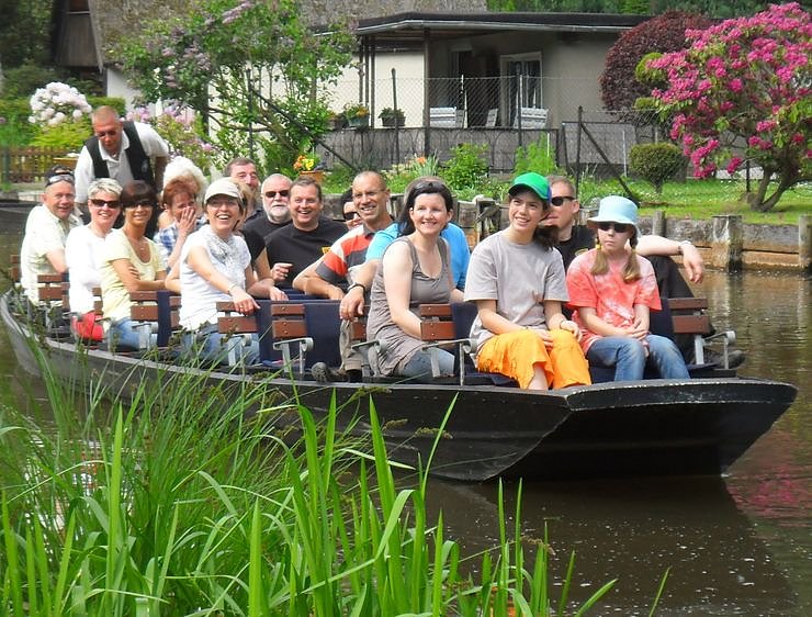 Bild: Im Spreewald unterwegs