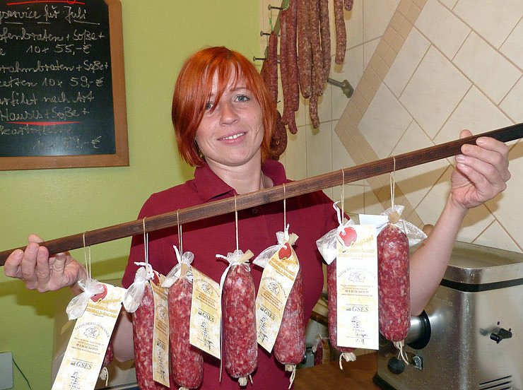 Bild: Original Sondersh&auml;user Steinsalzsalami