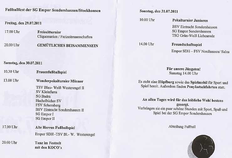 Bild: Fu&szlig;ballfest gestartet