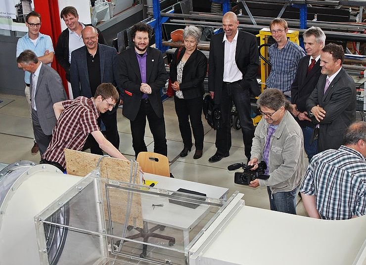 Bild: Linker Besuch in der FH
