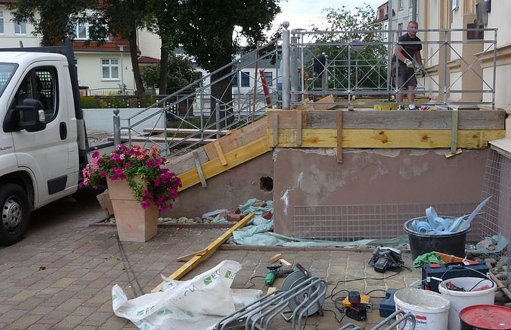 Bild: Marode Treppe