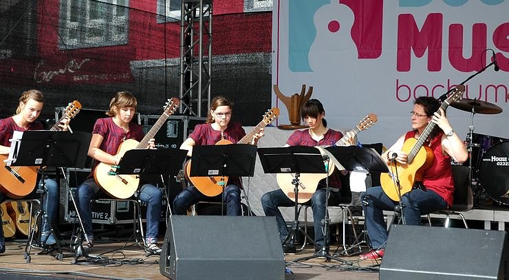 Bild: In Bochum musiziert