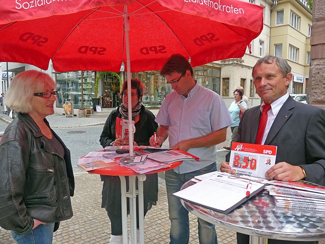 Bild: Infostand-SPD