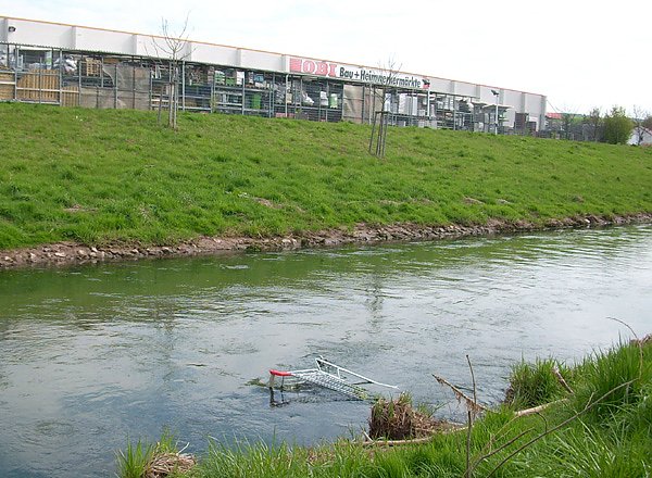 Bild: Einkaufswagen in der Wipper