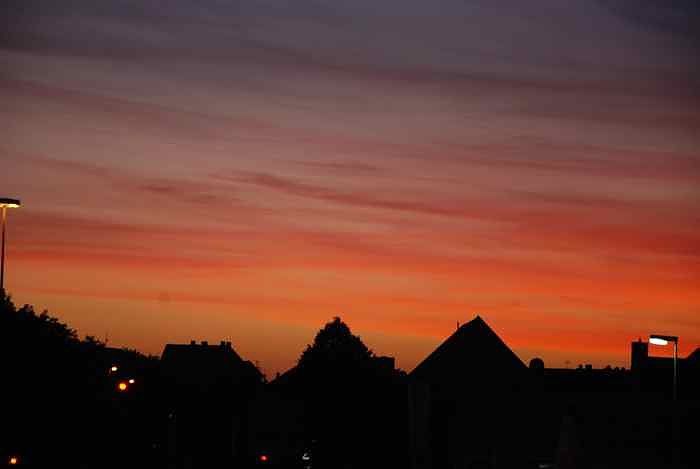 Bild: Der Himmel &uuml;ber Nordhausen