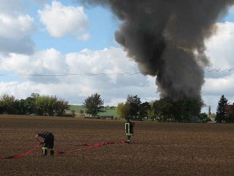 Bild: Feuer in Gehofen