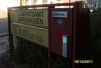 Bild: Briefkasten am Landratsamt