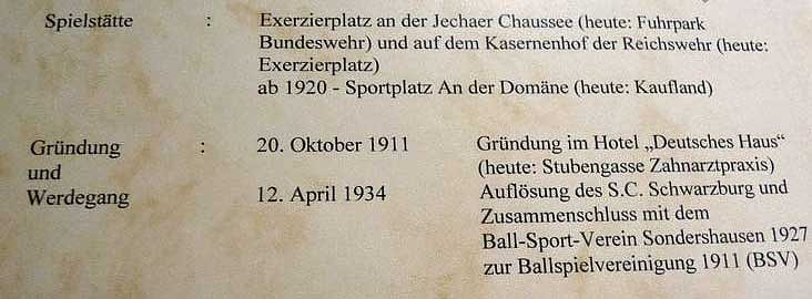 Bild: 100 Jahre Fu&szlig;ball Sondershausen