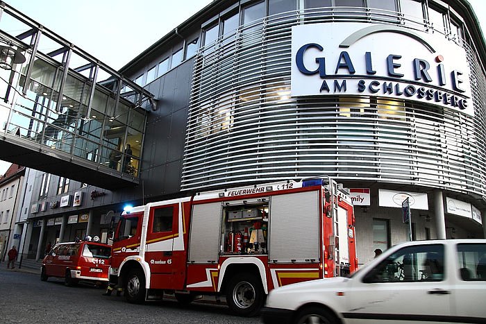 Bild: Feuerwerk in der Galerie