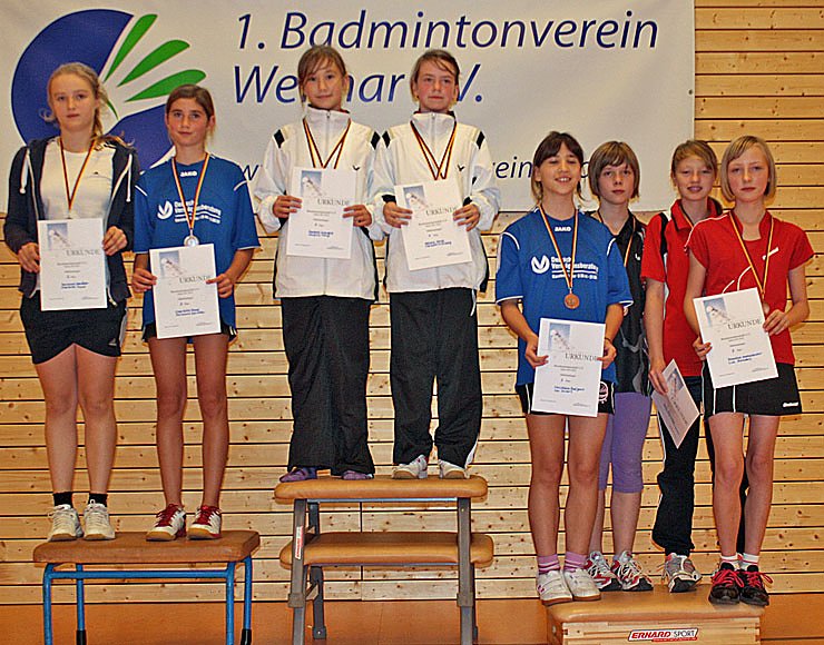 Bild: Erfolge beim Badminton