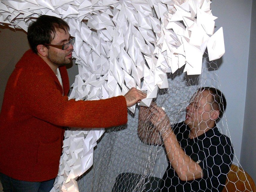 Bild: Kunst ist auch harte Arbeit