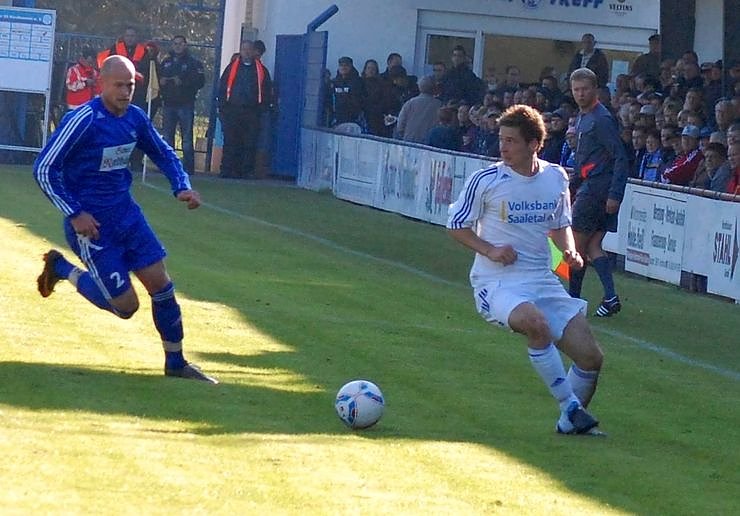 Bild: Pelan im Zweikampf