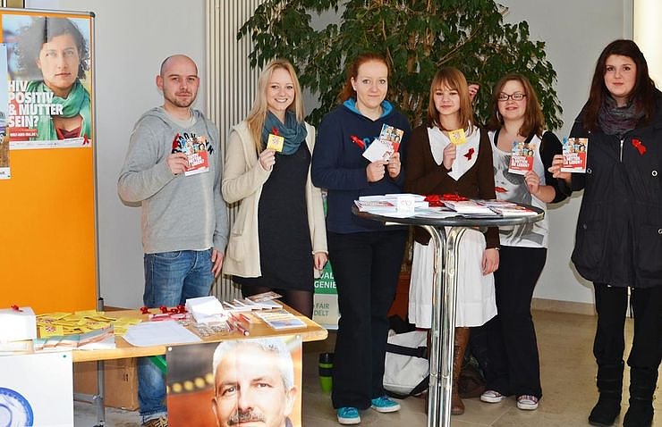 Bild: Spendenaktion in der FH