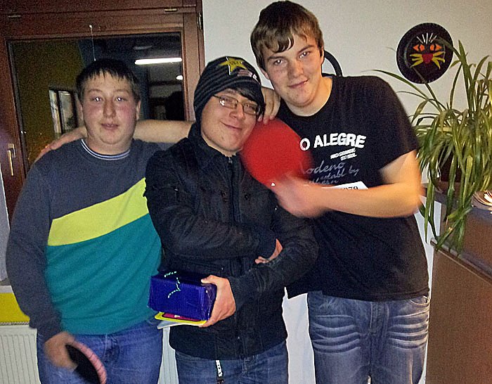 Bild: Tischtennisturnier im Jugendclub