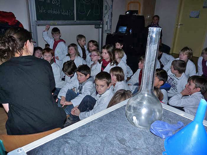 Bild: Klimaexperimente im Klassenzimmer