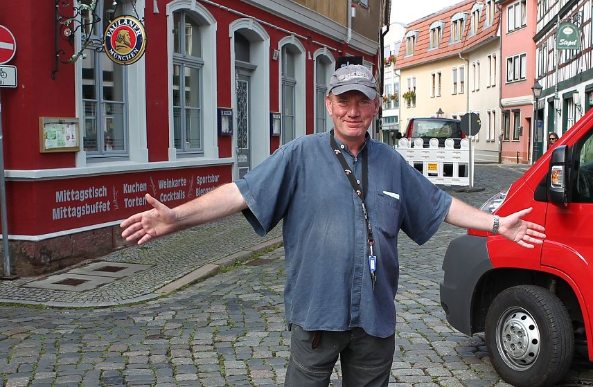 Bild: Veranstalter Heck: Hier wird abgesperrt