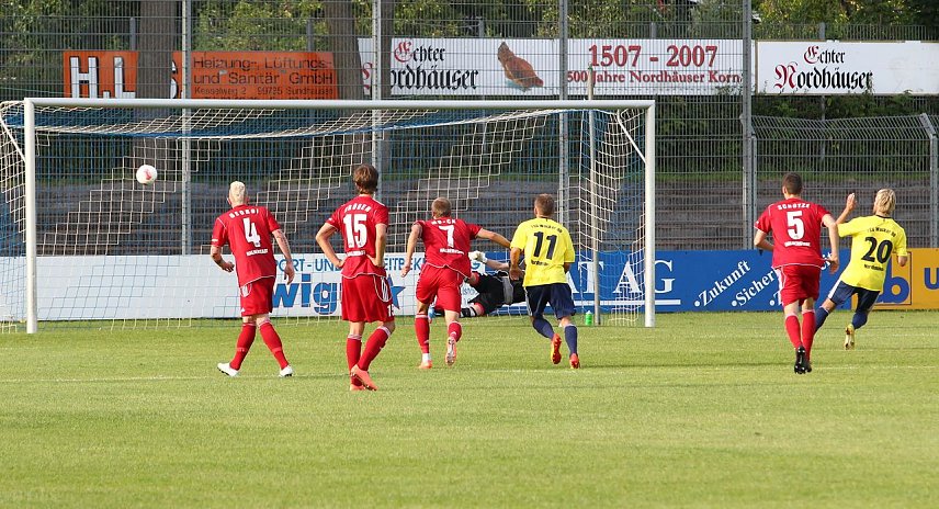 Bild: Das 1:0 gegen Halberstadt